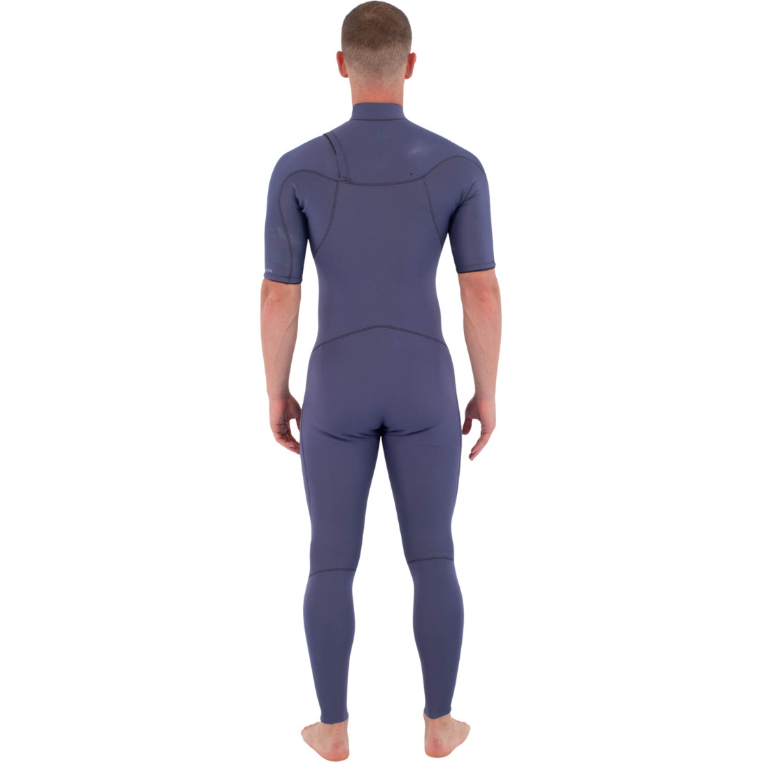 2026 Hurley Mens Air 2/2mm Short Sleeve Chest Zip Wetsuit MFS0013212 - Destroyer